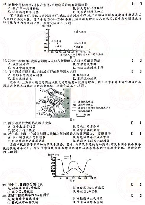 2021年成人高考高起本史地綜合真題及答案(已公布)！-4