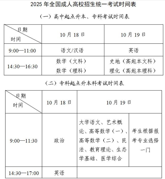 2025年北京市成人高校考試招生有關(guān)事項的公告