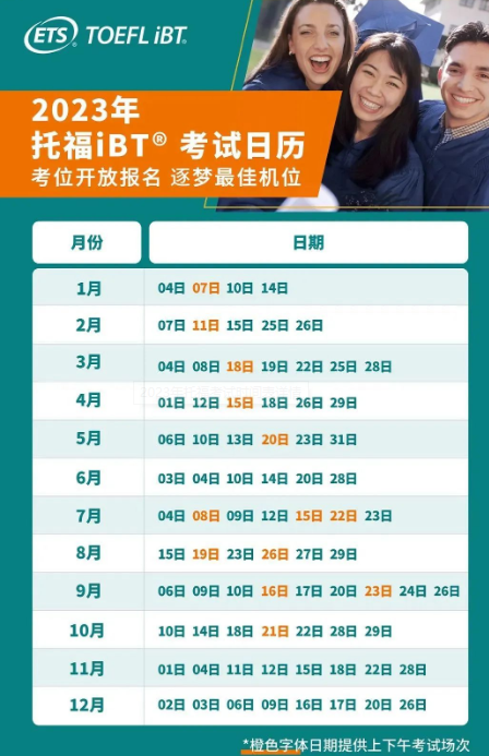 2023年浙江7月托?？荚嚂r間
